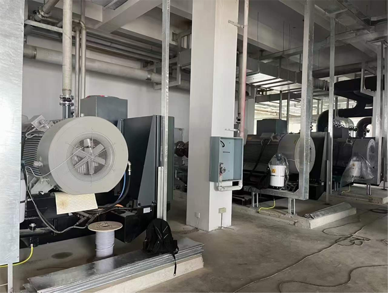 高压固态软起动装置配套空压机应用现场